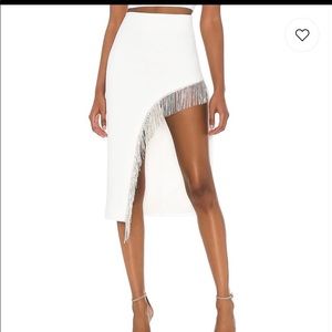 NBD Robb Skirt in White XS NWT